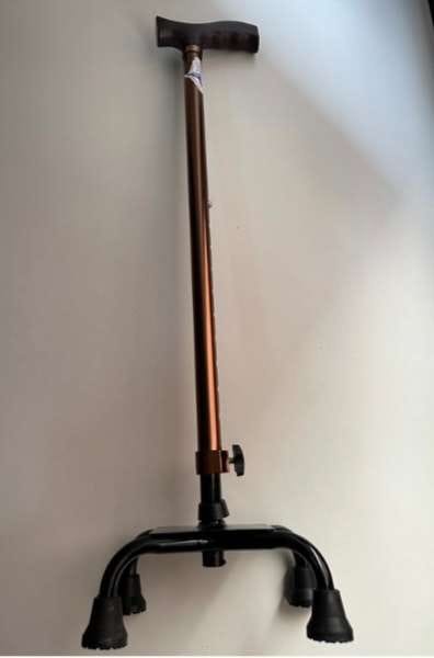 Quad cane walking stick
